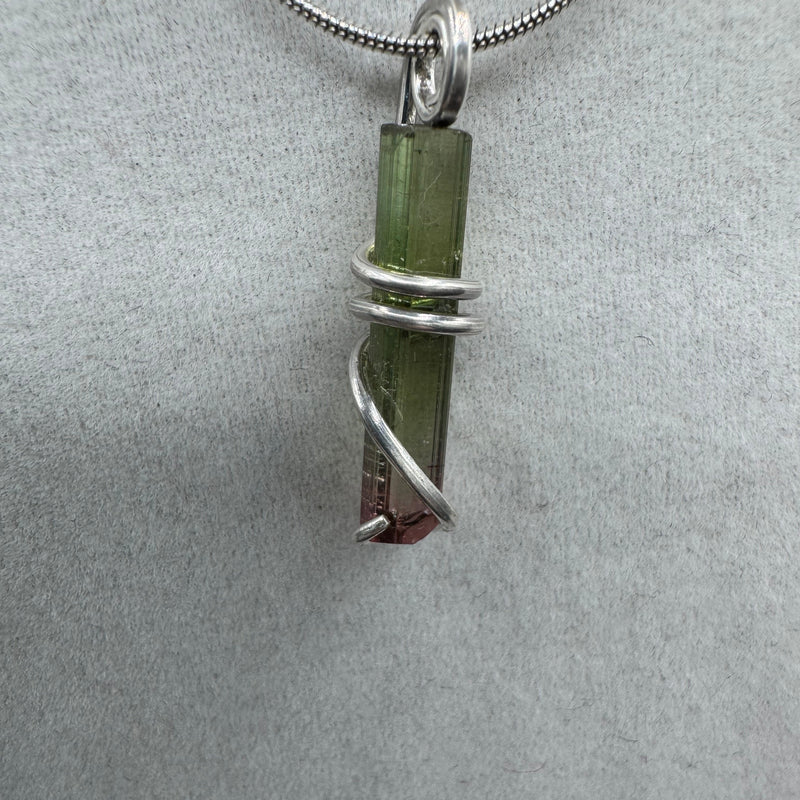 Watermelon Tourmaline Pendant