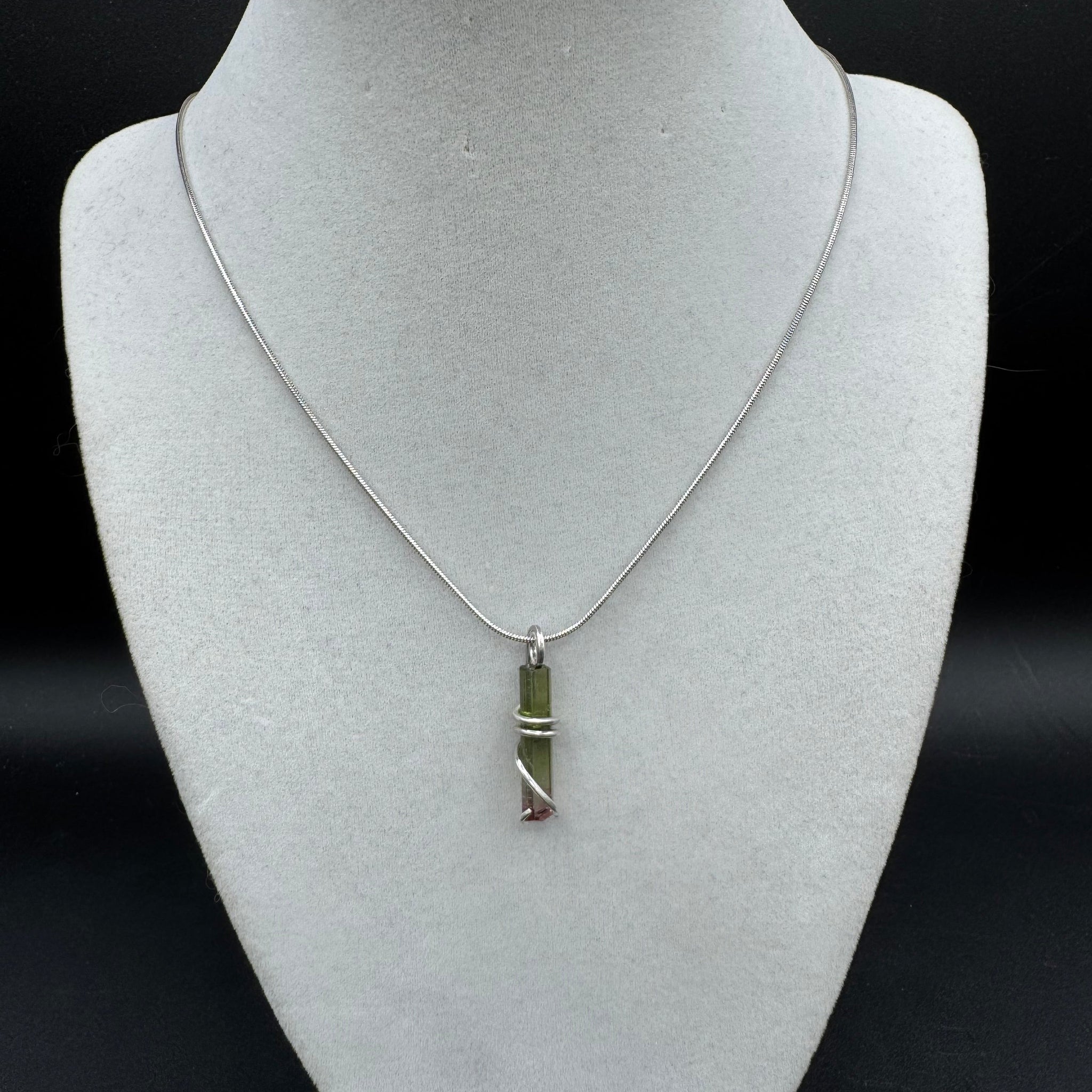 Watermelon Tourmaline Pendant