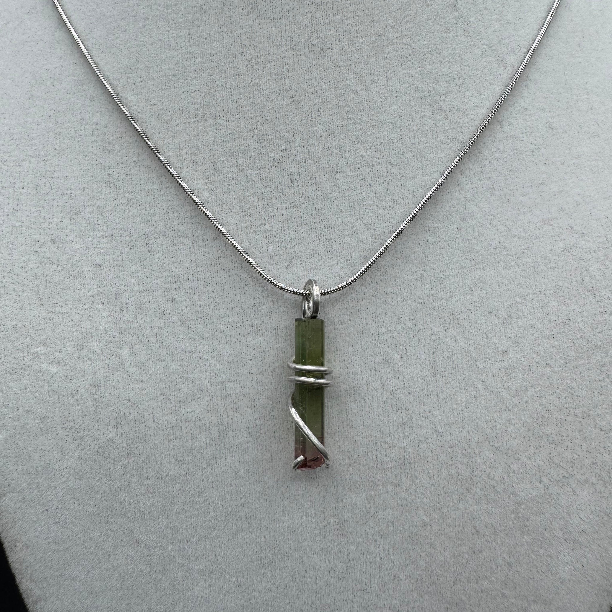 Watermelon Tourmaline Pendant