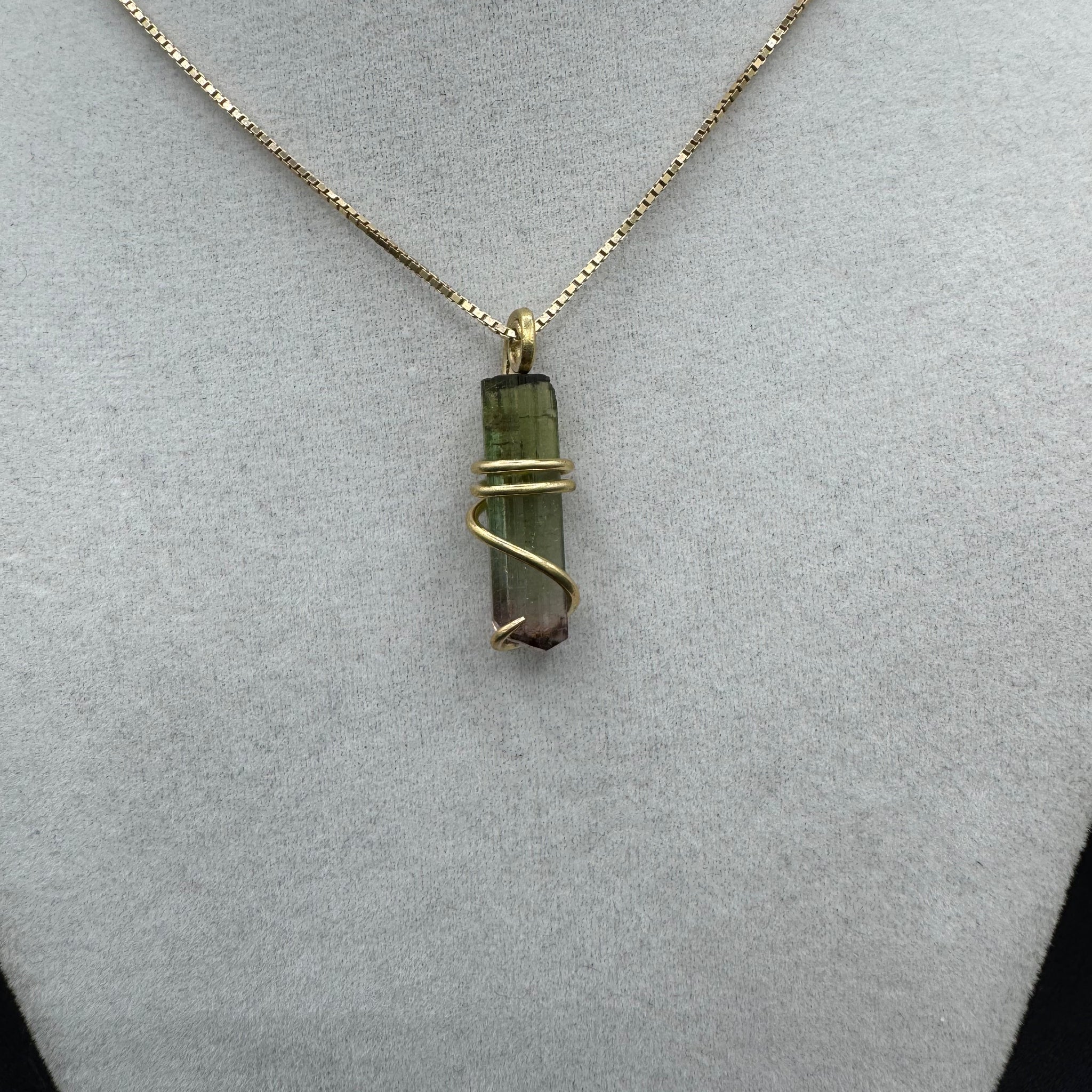 Watermelon Tourmaline Pendant