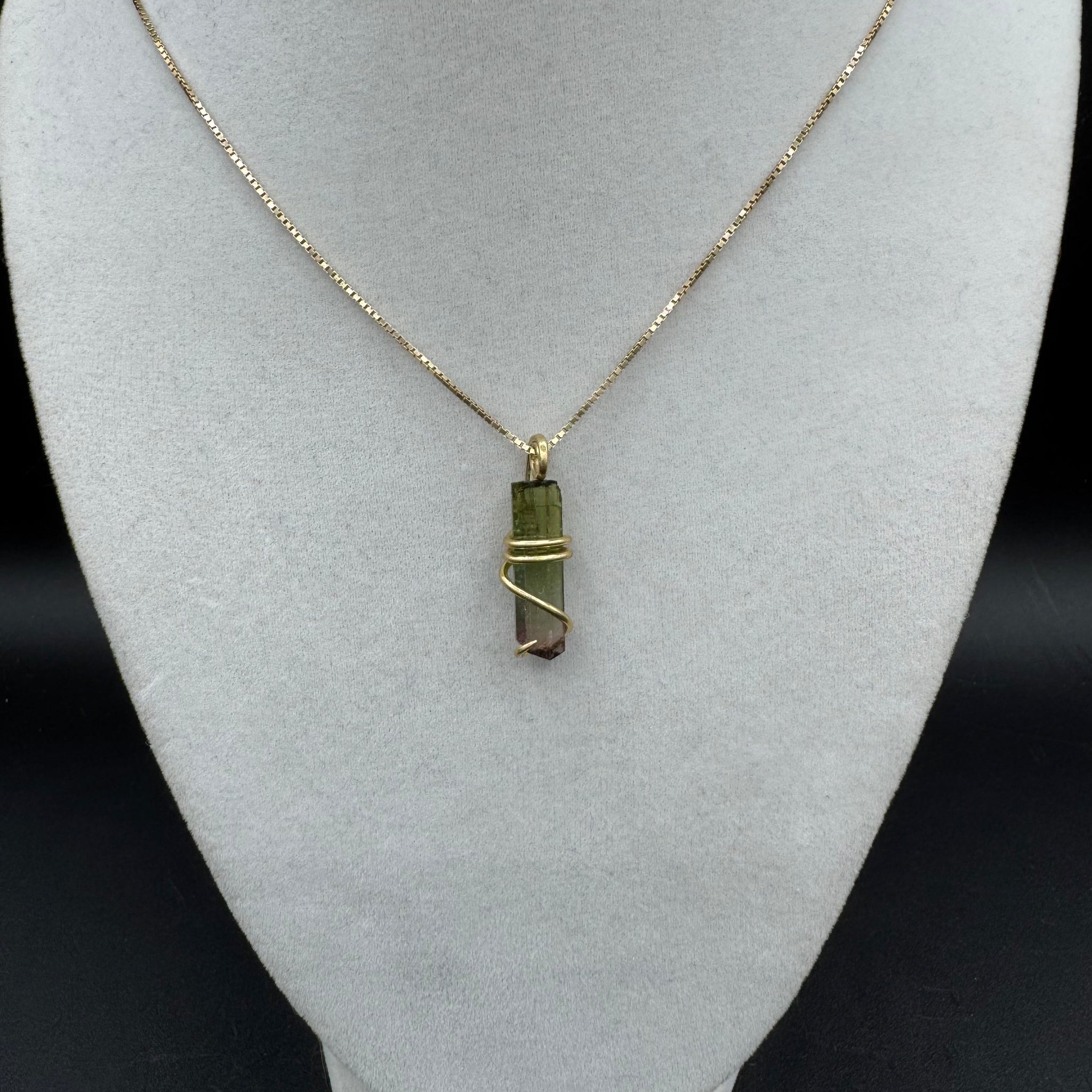 Watermelon Tourmaline Pendant