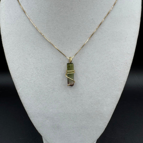 Watermelon Tourmaline Pendant