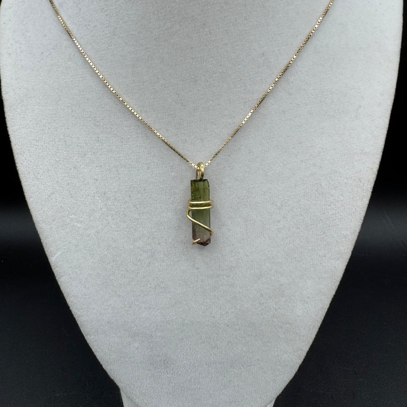 Watermelon Tourmaline Pendant