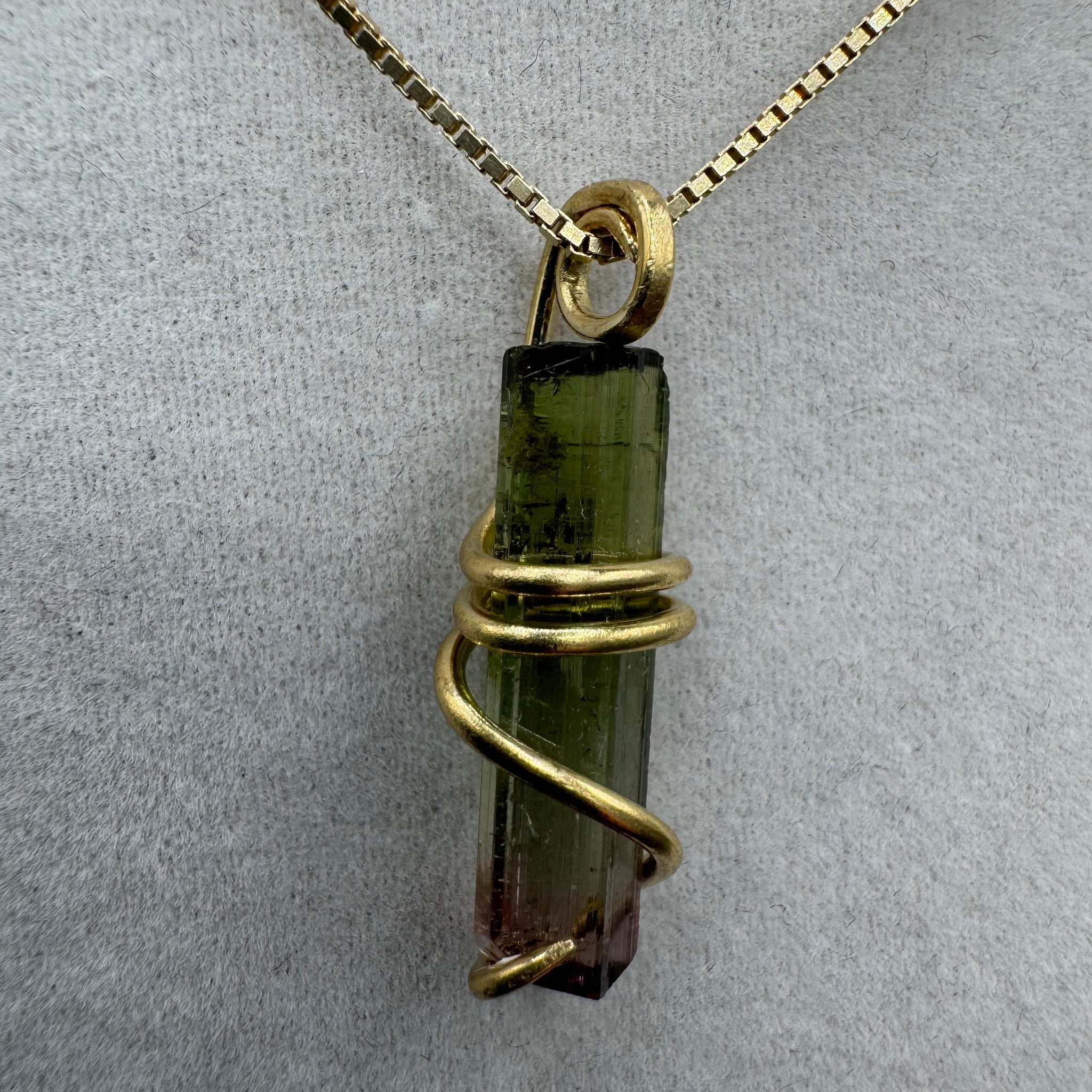 Watermelon Tourmaline Pendant