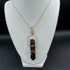 Chocolate Calcite Pendant - 18g