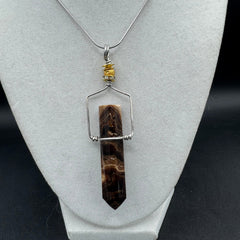 Chocolate Calcite Pendant - 18g