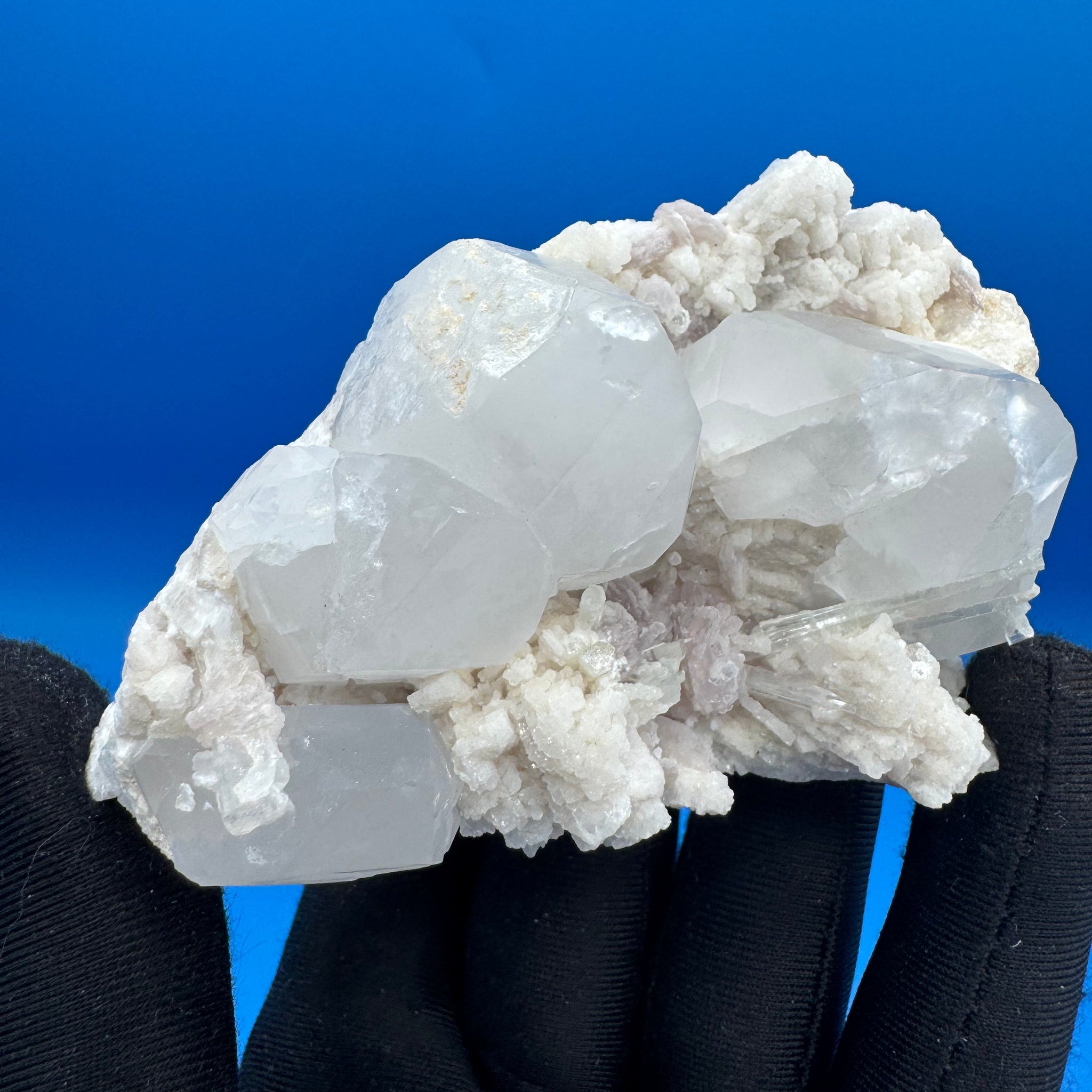 Quartz and Tourmaline Specimen - 356g