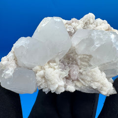 Quartz and Tourmaline Specimen - 356g