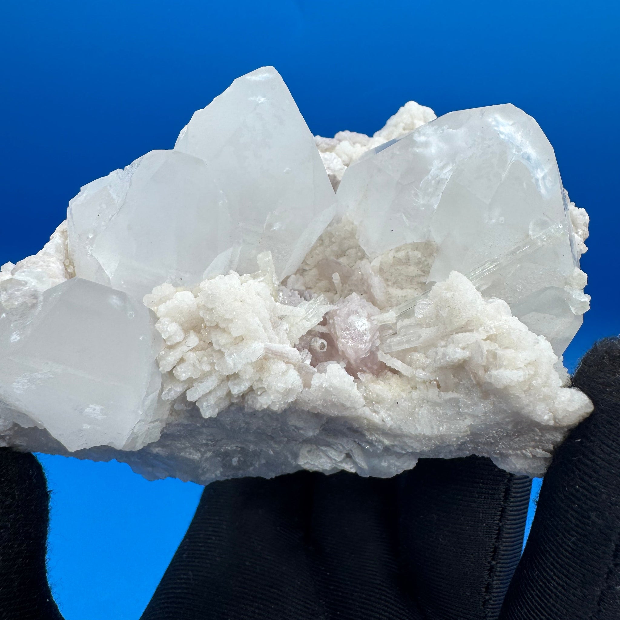 Quartz and Tourmaline Specimen - 356g