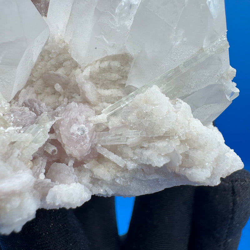 Quartz and Tourmaline Specimen - 356g