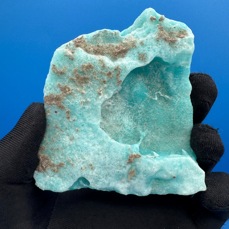 Blue Aragonite Specimen - 344g