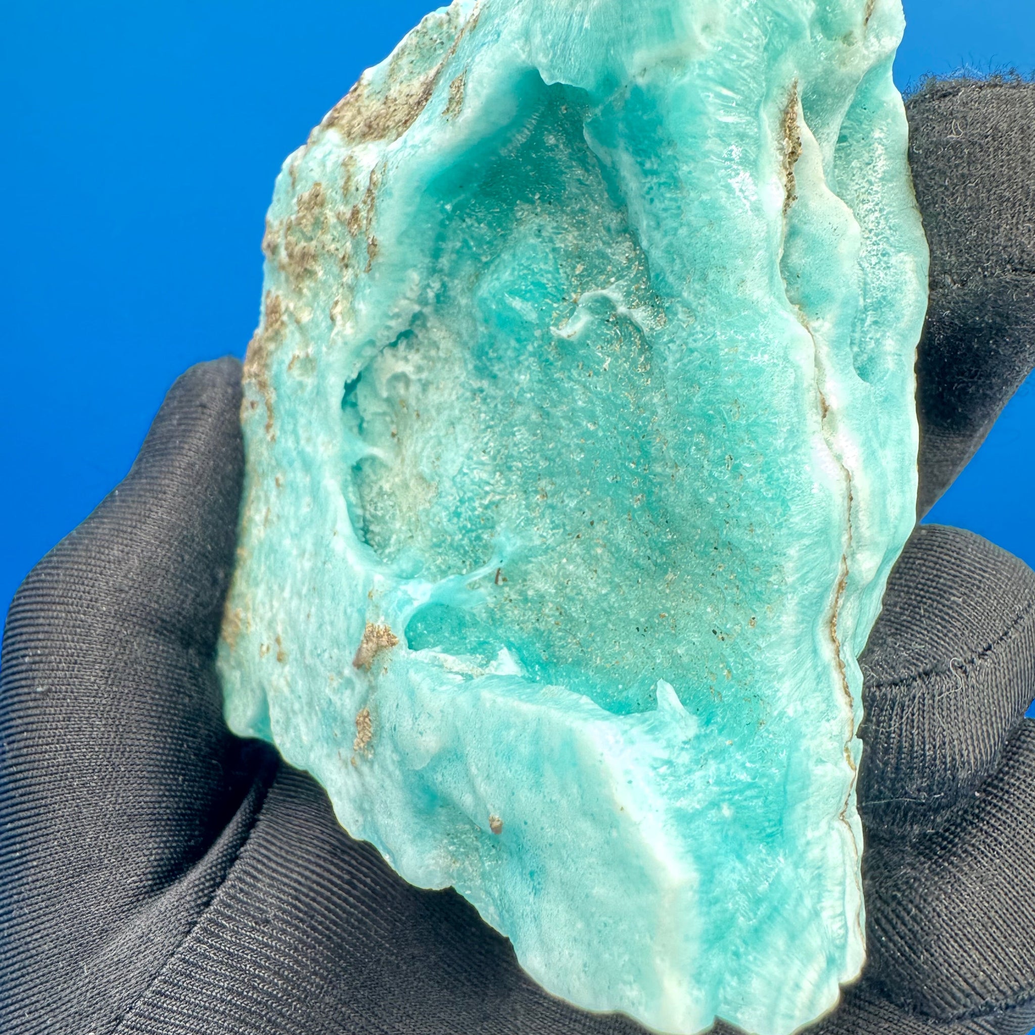 Blue Aragonite Specimen - 344g