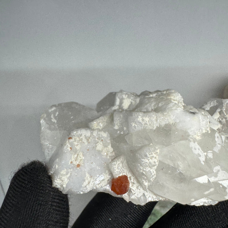 Garnet and Quartz Specimen - 82g