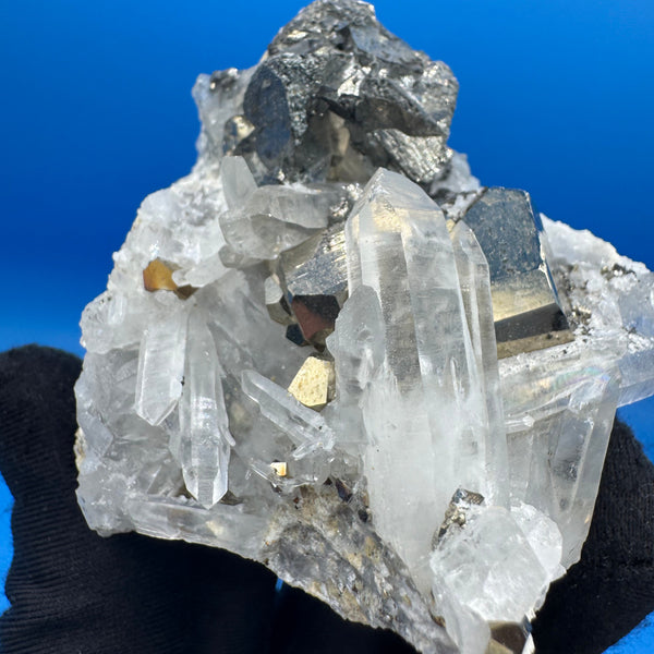 Pyrite and Quartz Specimen - 200g