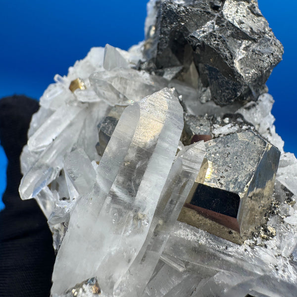 Pyrite and Quartz Specimen - 200g