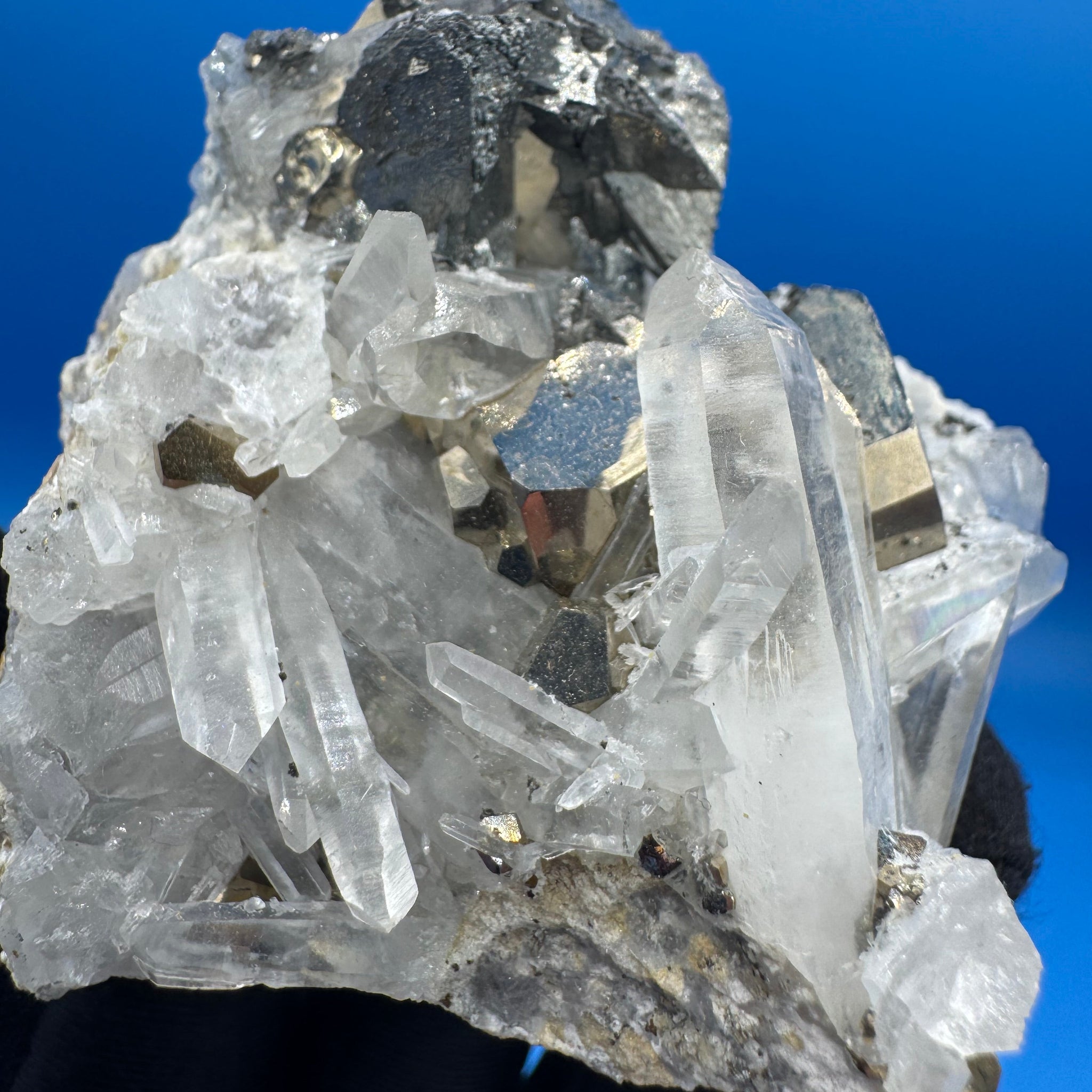 Pyrite and Quartz Specimen - 200g