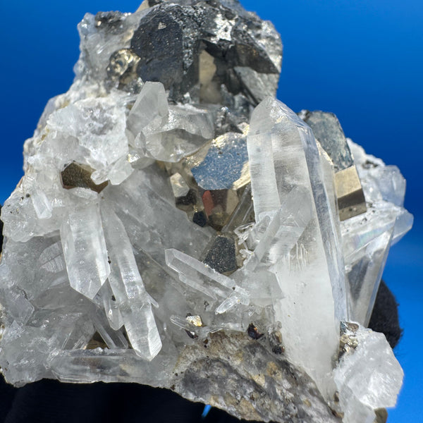 Pyrite and Quartz Specimen - 200g