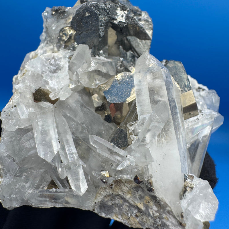 Pyrite and Quartz Specimen - 200g