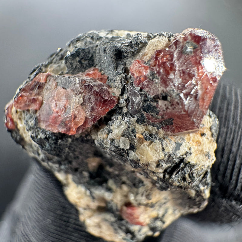 Red Zircon Specimen - 13g