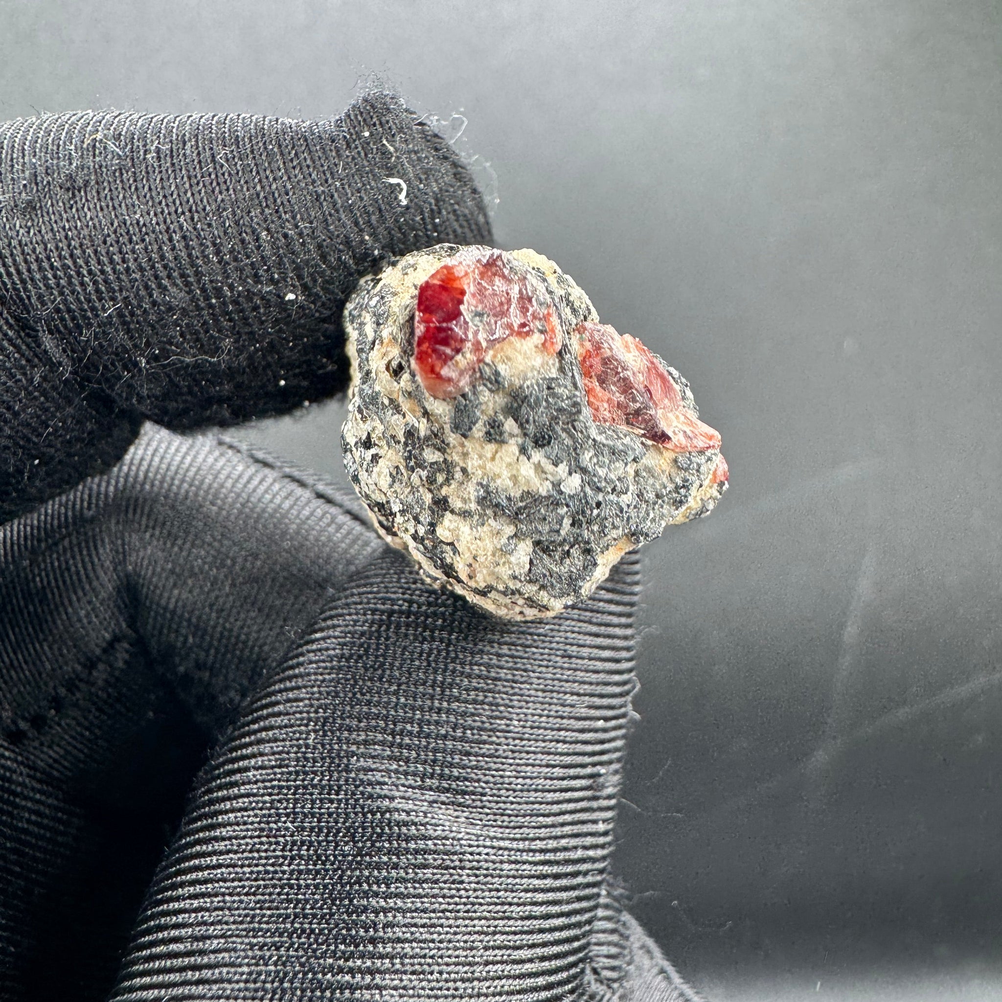 Red Zircon Specimen - 13g
