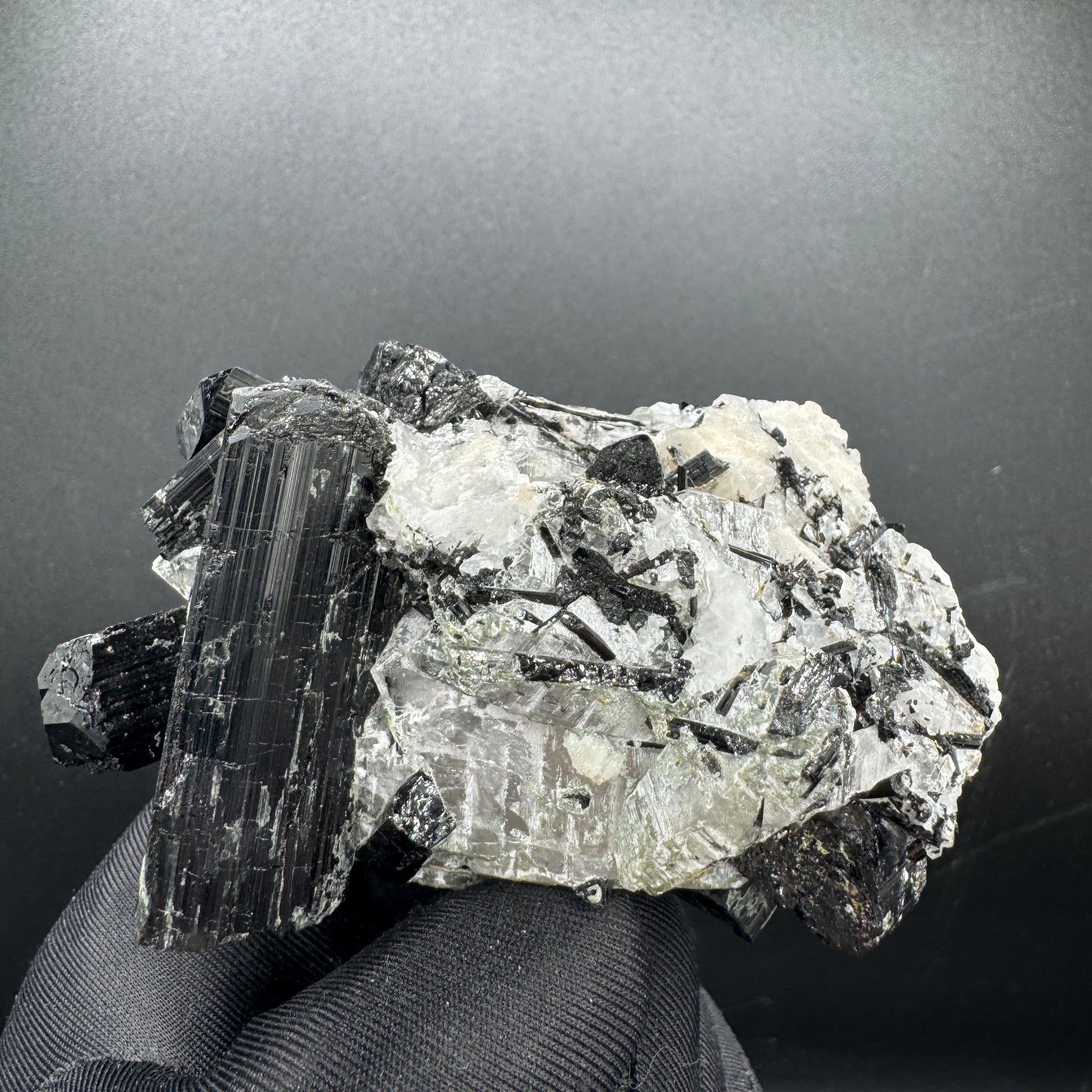 Black Tourmaline Specimen - 355g
