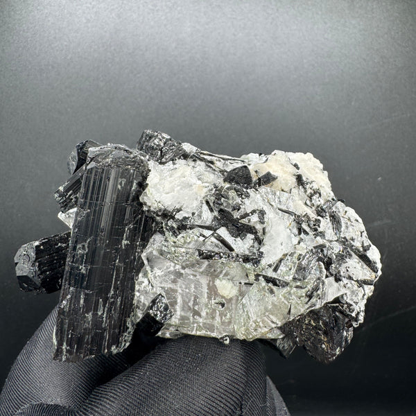 Black Tourmaline Specimen - 355g
