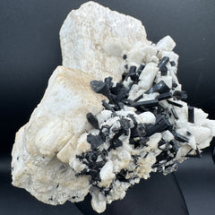 Feldspar and Black Tourmaline Specimen - 5.6lb