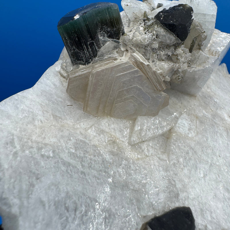 Green Cap Tourmaline Specimen - 197g