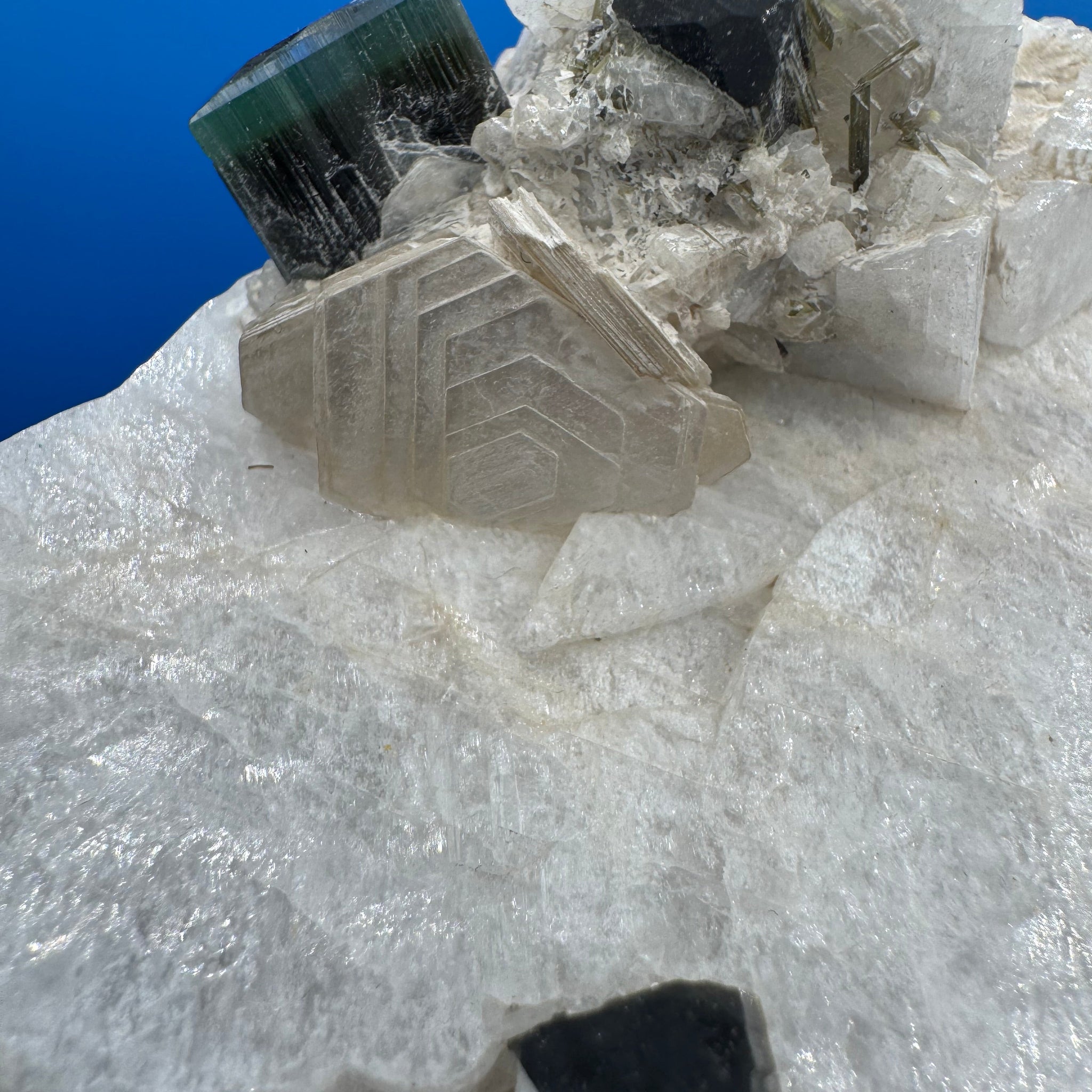 Green Cap Tourmaline Specimen - 197g