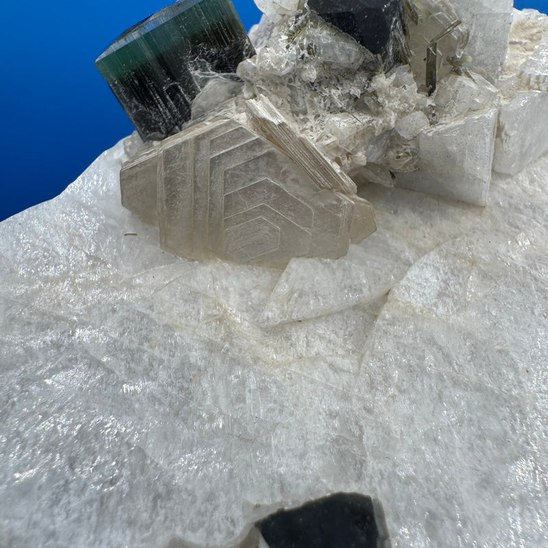 Green Cap Tourmaline Specimen - 197g