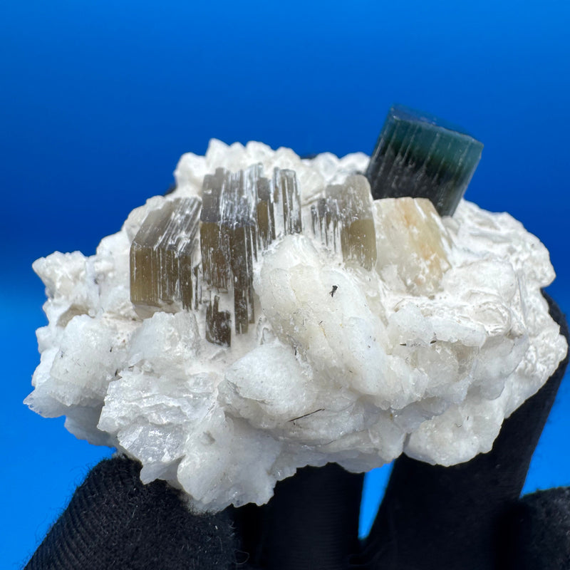 Green Cap Tourmaline Specimen - 73g