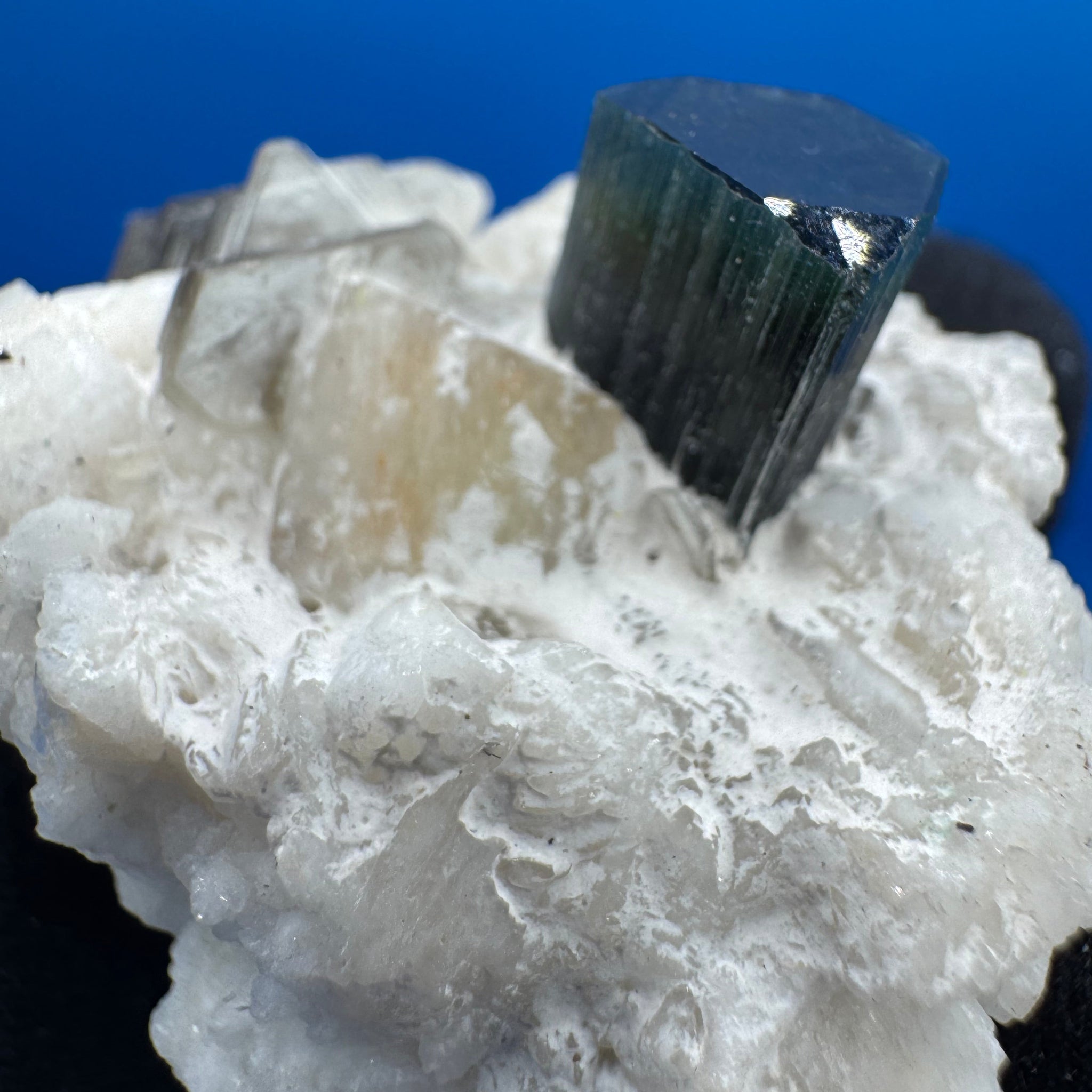 Green Cap Tourmaline Specimen - 73g