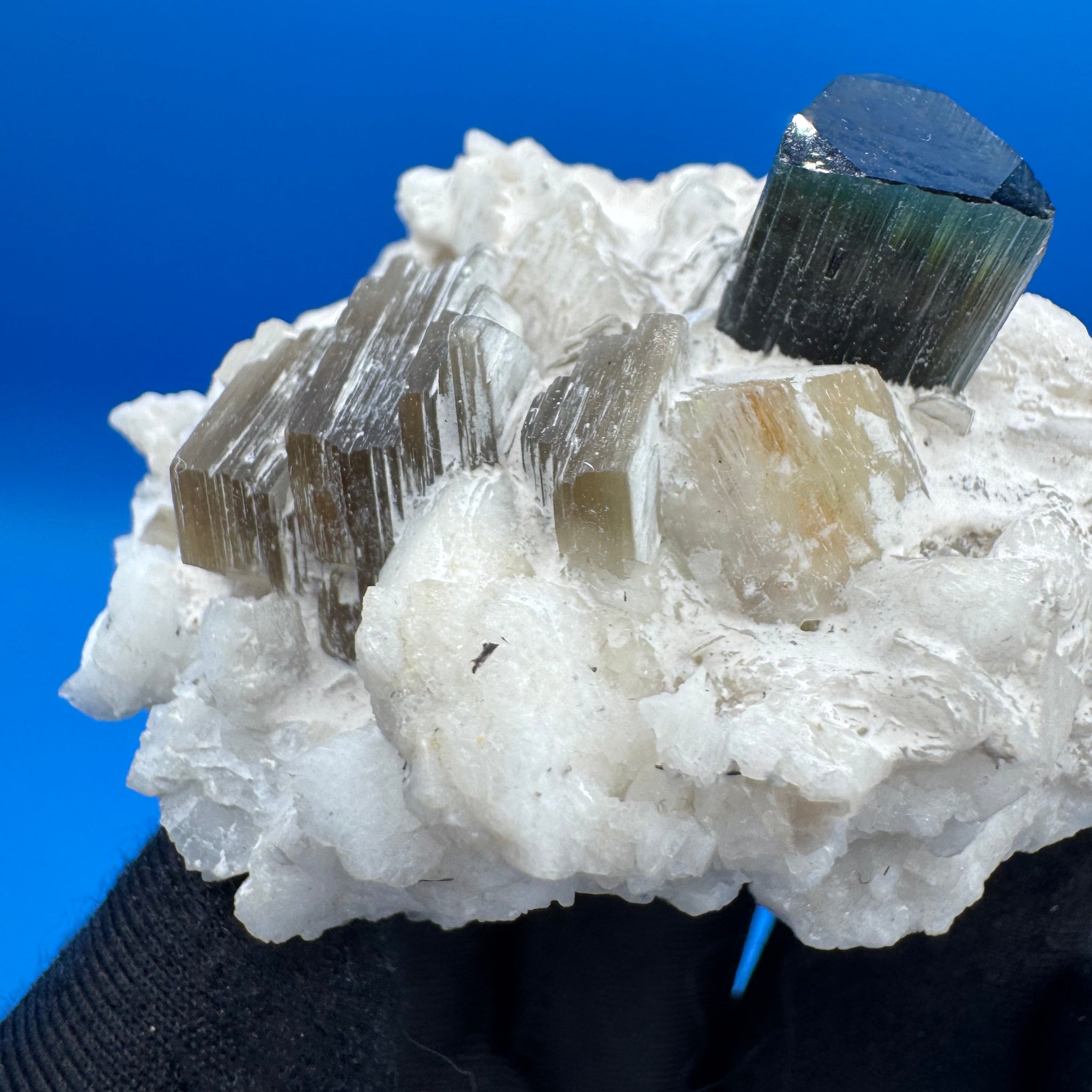 Green Cap Tourmaline Specimen - 73g