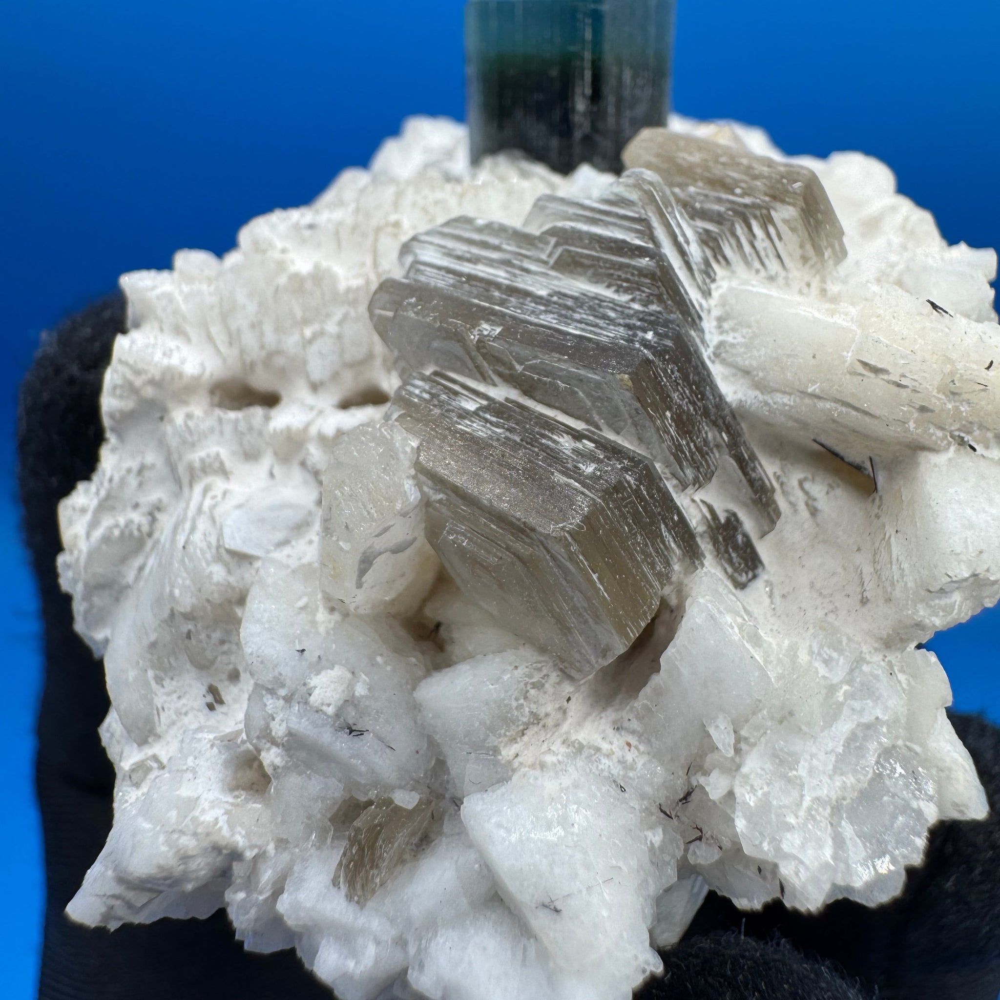 Green Cap Tourmaline Specimen - 73g