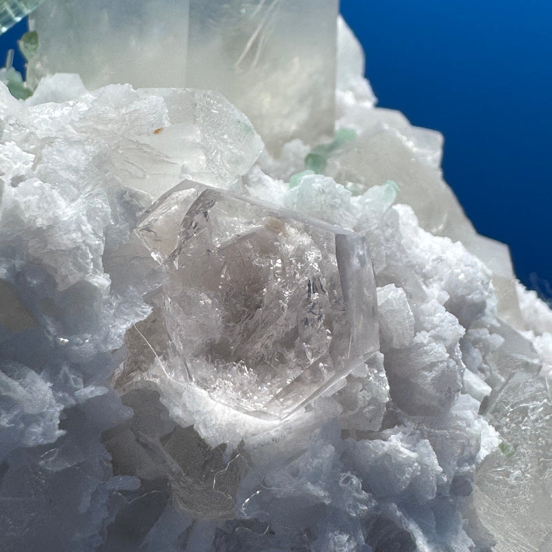 Morganite and Ttourmaline Specimen - 751g