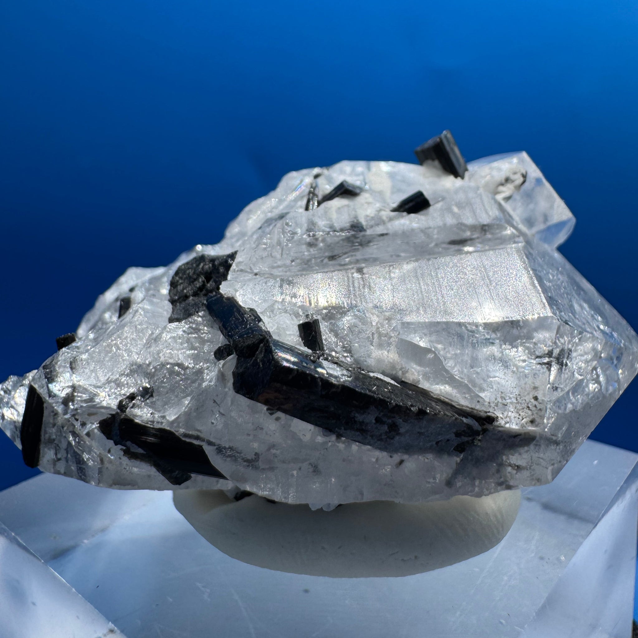 Black Tourmaline & Quartz Specimen - 39g