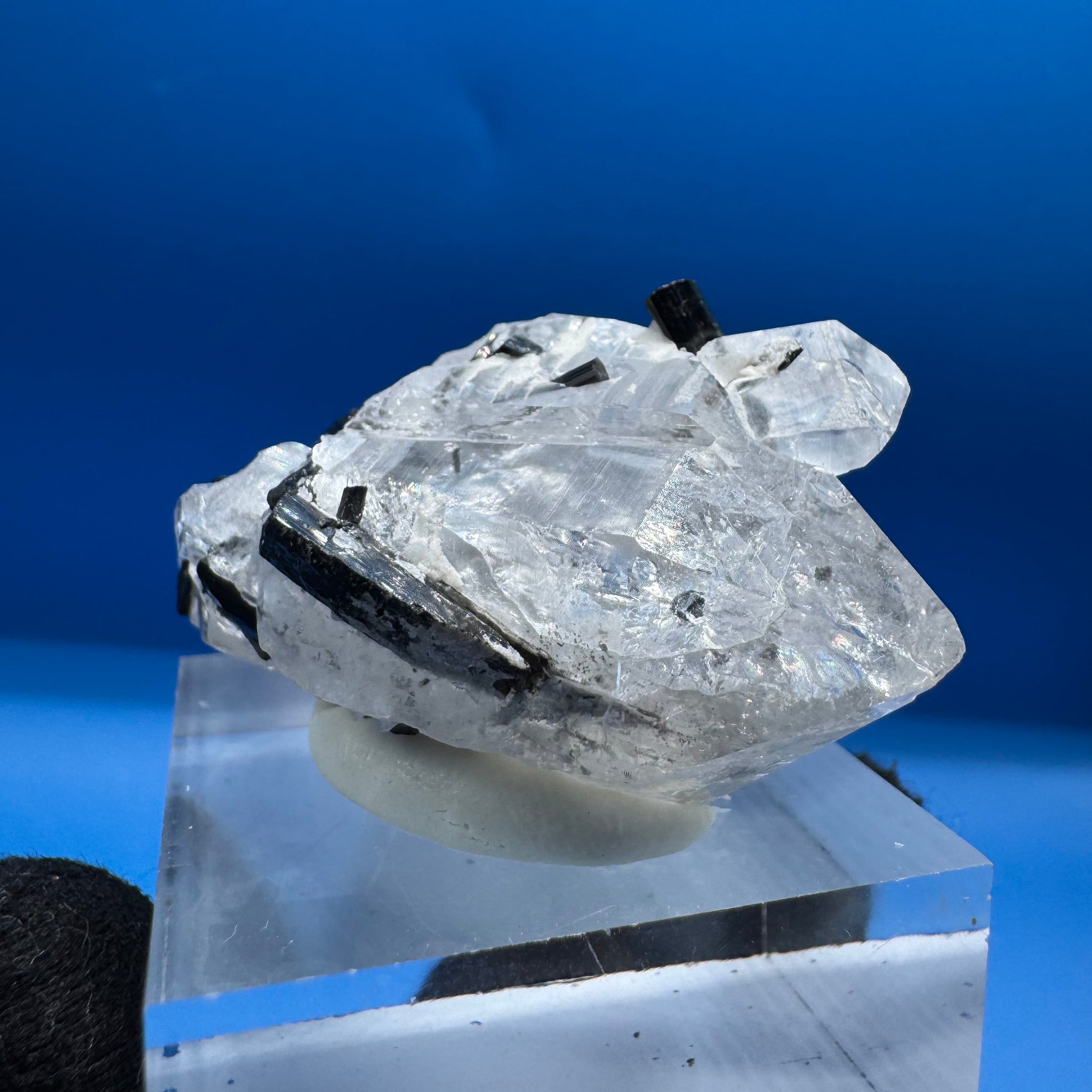 Black Tourmaline & Quartz Specimen - 39g