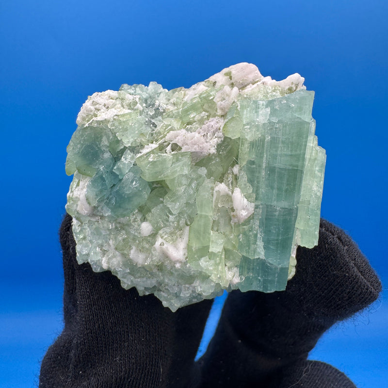 Blue and Green Tourmaline - 66g