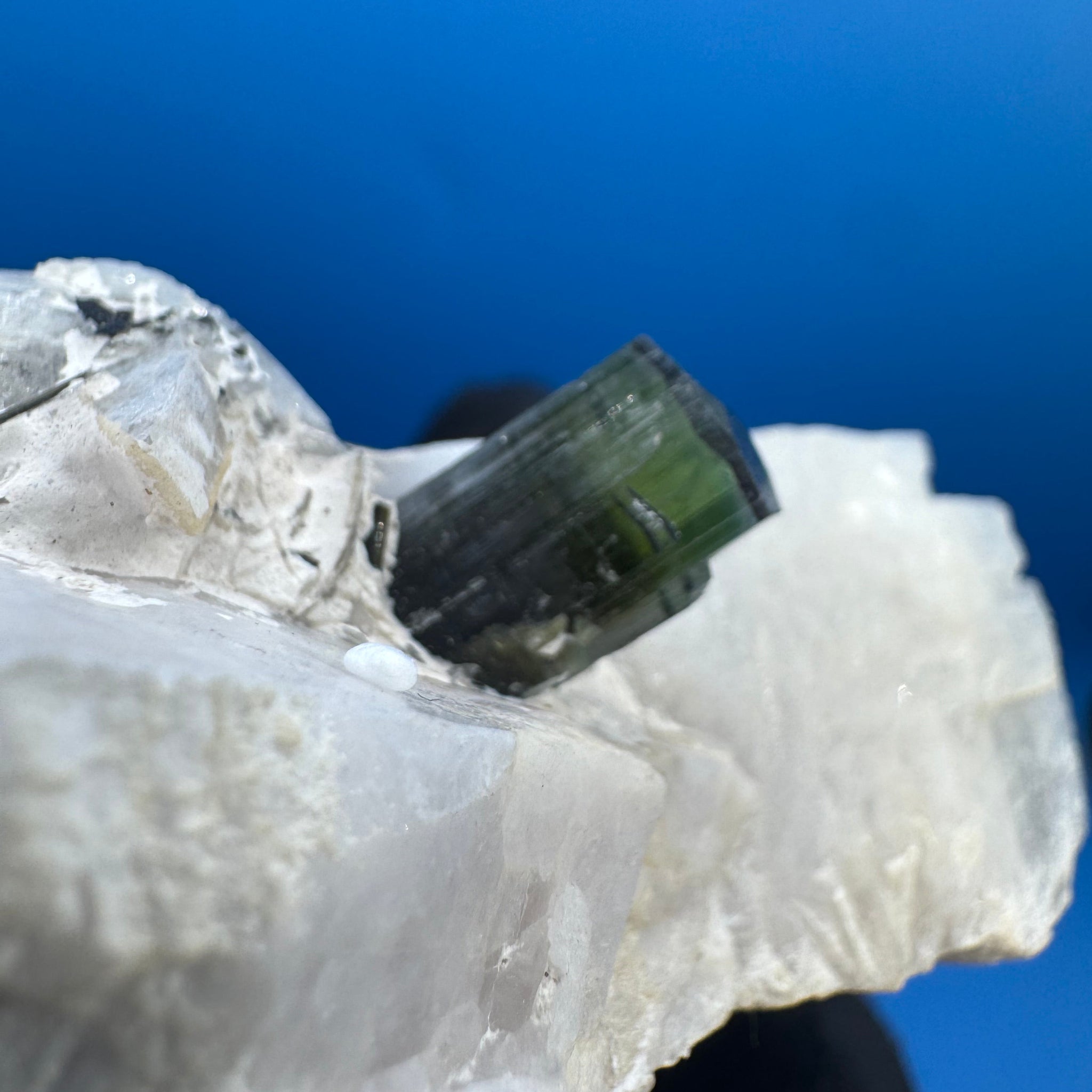 Green Cap Tourmaline Specimen - 237g