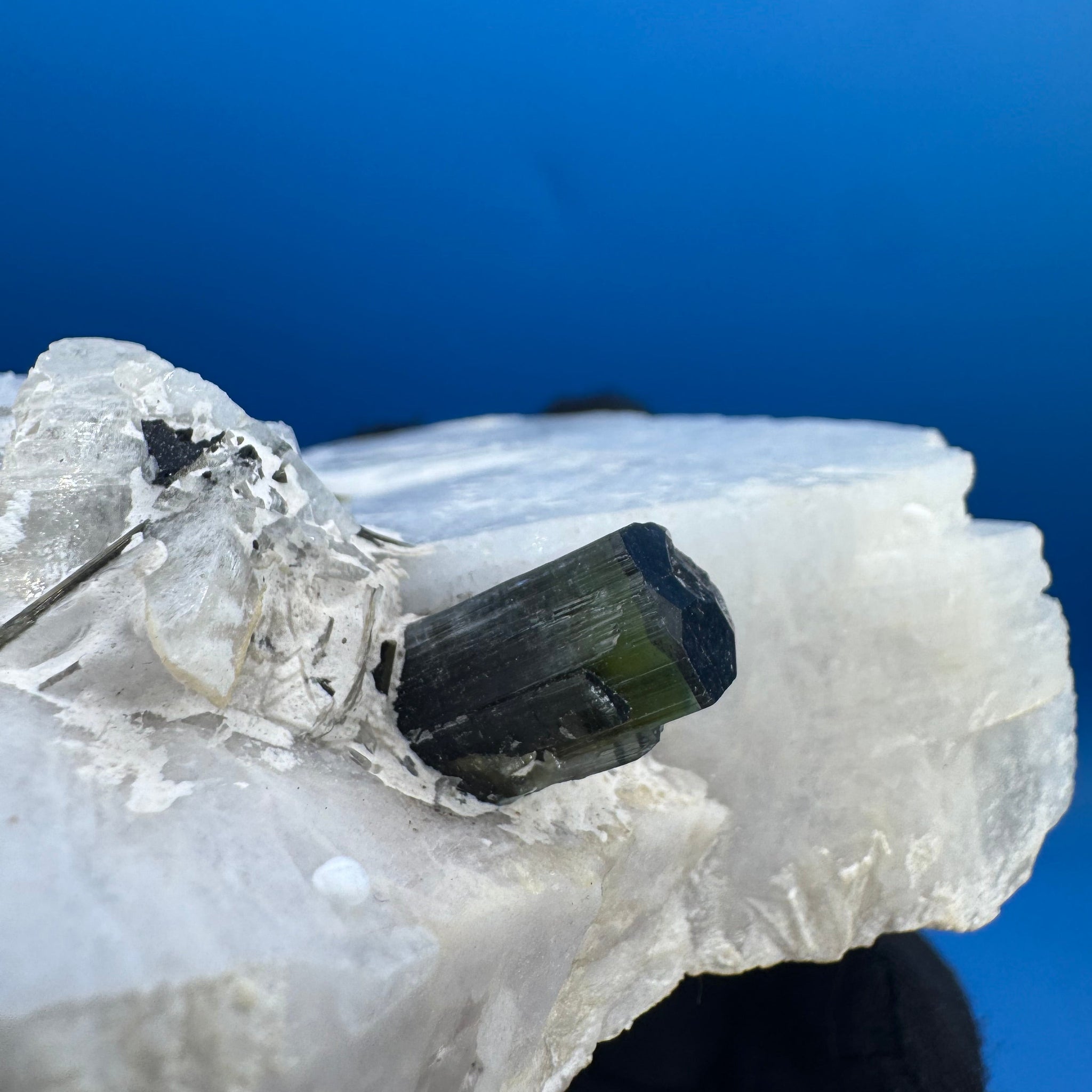 Green Cap Tourmaline Specimen - 237g