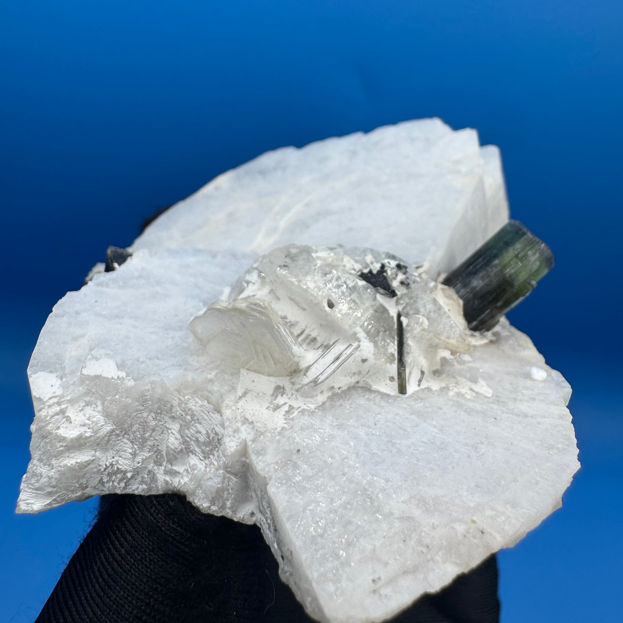 Green Cap Tourmaline Specimen - 237g
