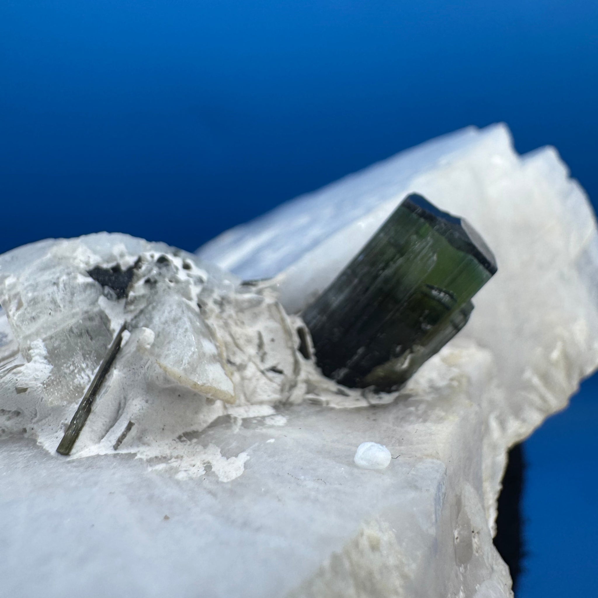 Green Cap Tourmaline Specimen - 237g
