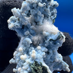 Okenite on Blue Chalcedony - 11g