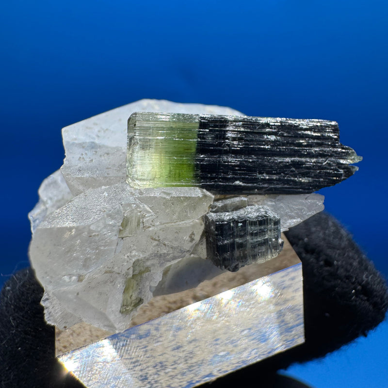 Greencap Tourmaline Specimen - 7g