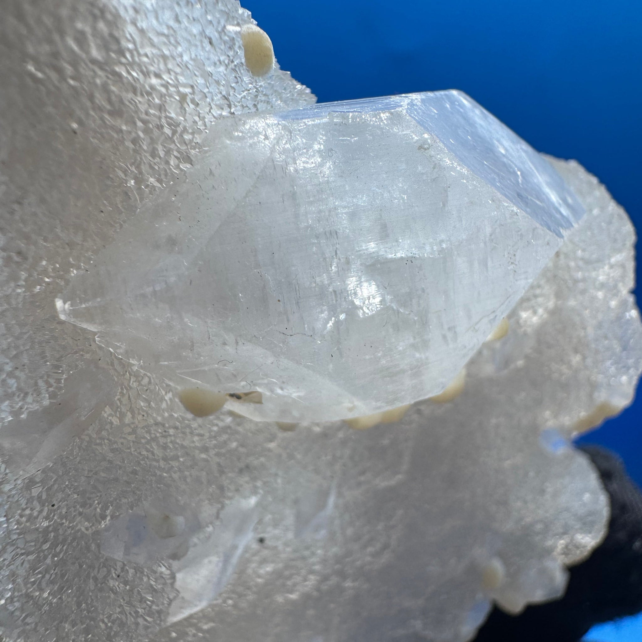Chalcedony and Okenite Specimen - 93g