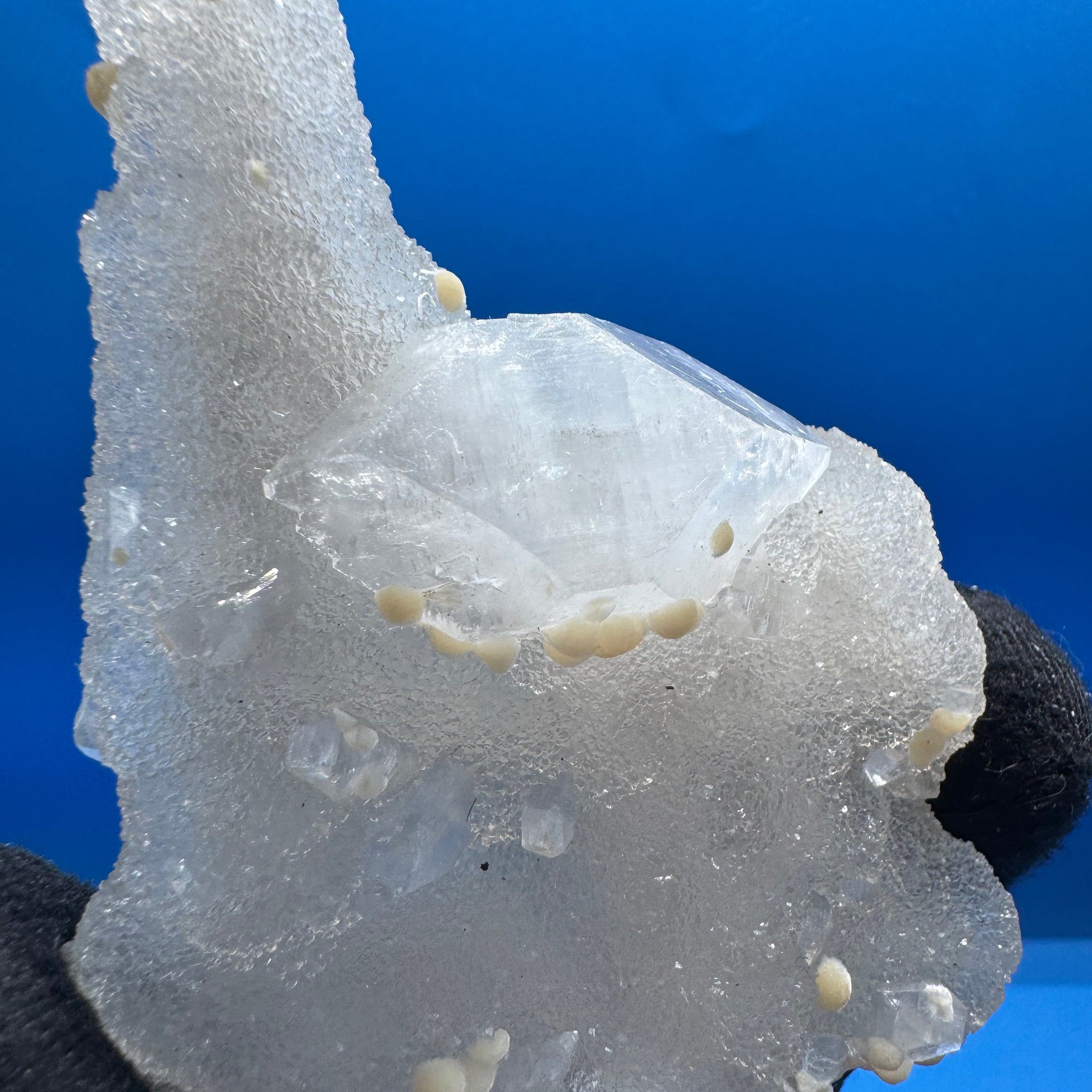 Chalcedony and Okenite Specimen - 93g