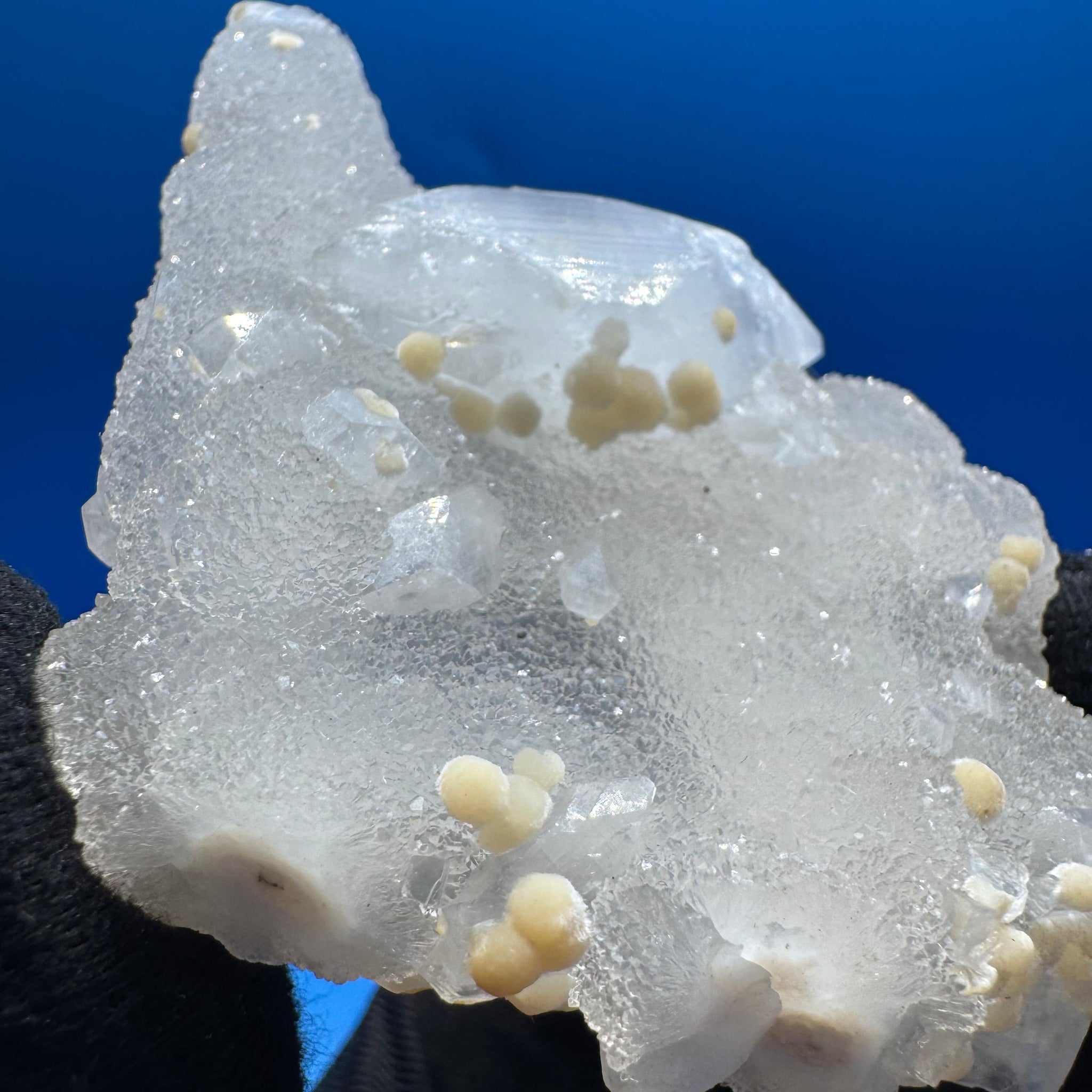 Chalcedony and Okenite Specimen - 93g