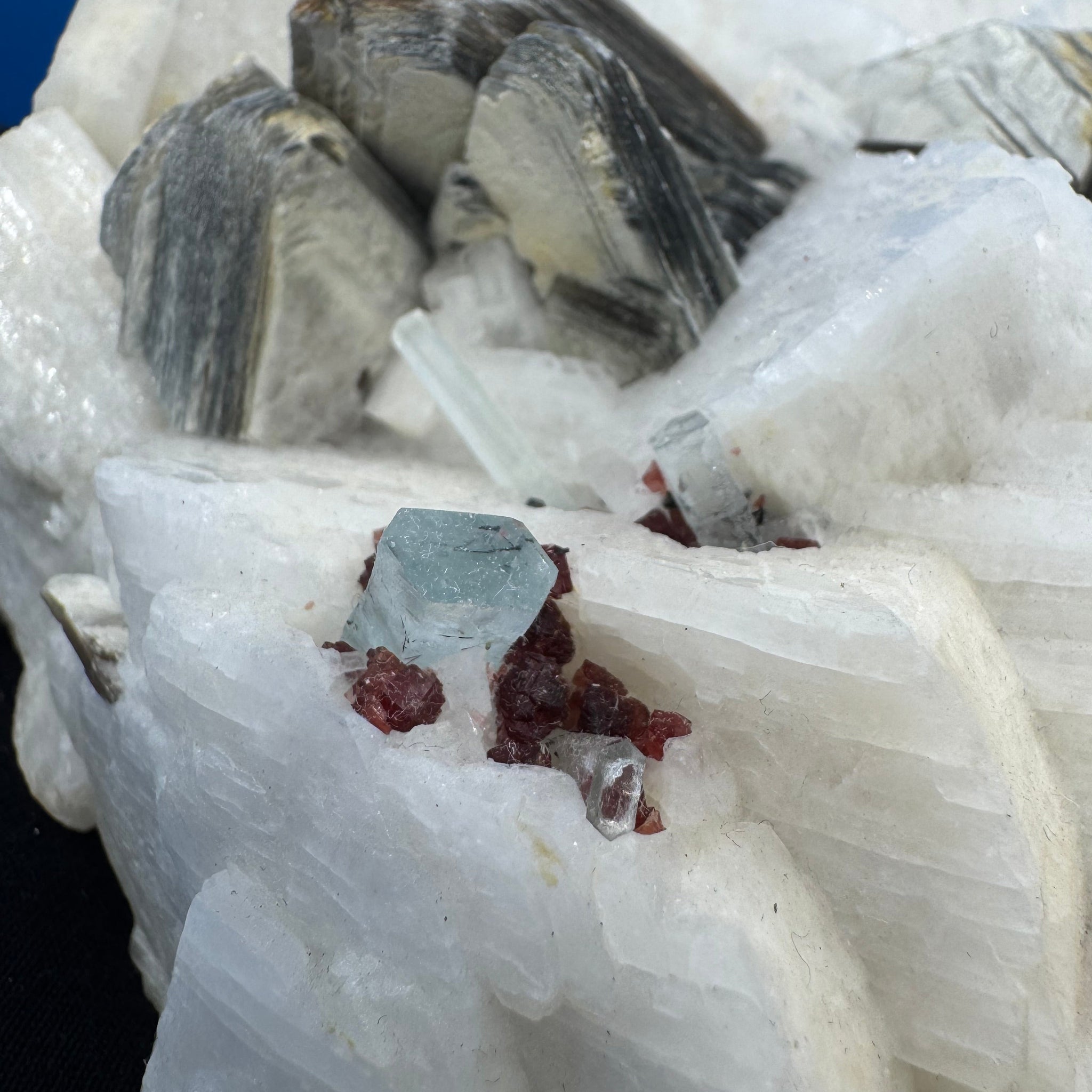 Aquamarine & Feldspar Specimen - 1673g