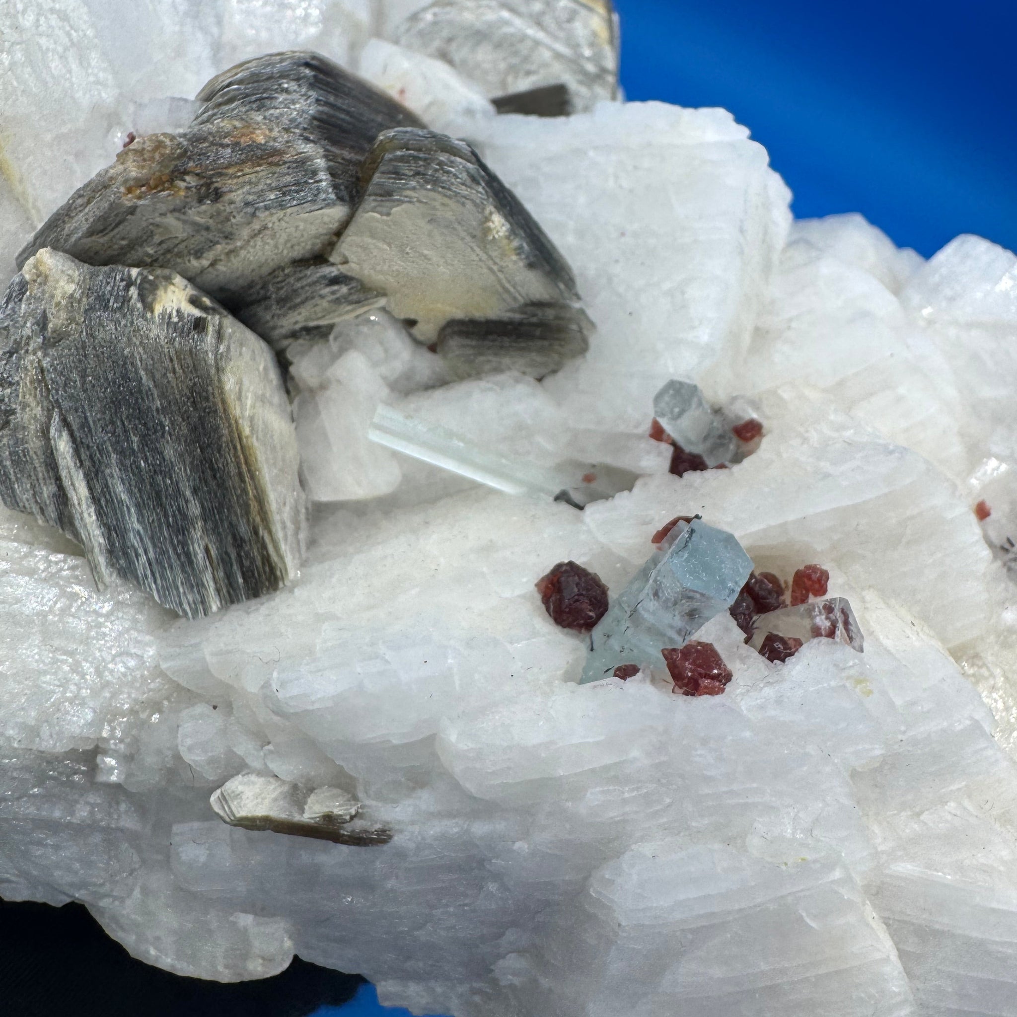 Aquamarine & Feldspar Specimen - 1673g