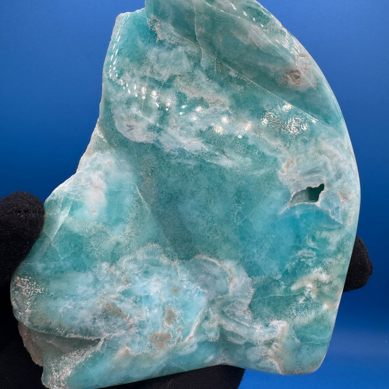 Blue Aragonite Free Form - 865g